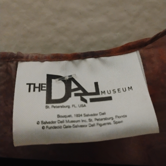 Floral Sheer Kimono with Dali Print - Picture 4 of 5